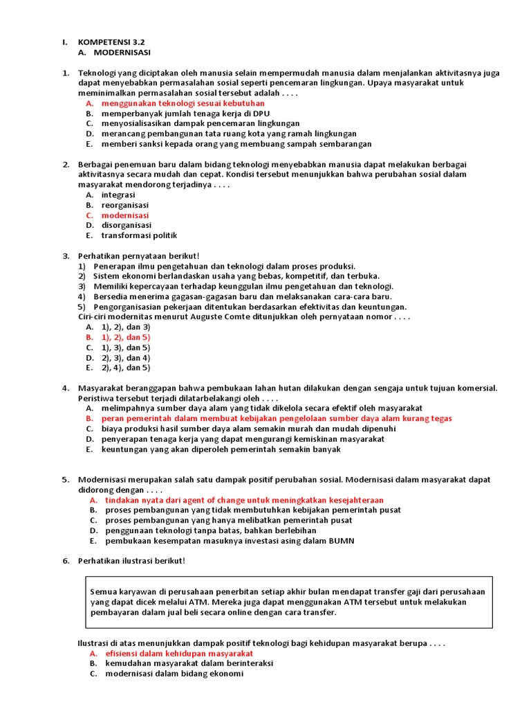 Globalisasi Modernisasi