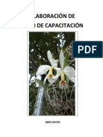 Elaboracion de Plan de Capacitacion