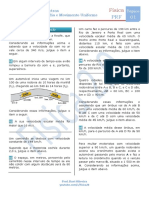 Exercícios Extras PRF Velocidade Média e MU - Tópico 1