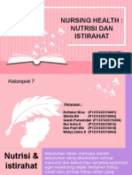 Nutrisi Dan Istirahat Kel 7