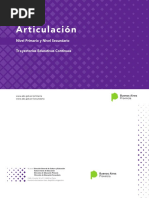 Articulacion - Nivel Primario y Nivel Secundario - Trayectorias Educativas Continuas