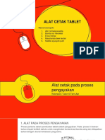 Alat Percetaka Tablet Baru