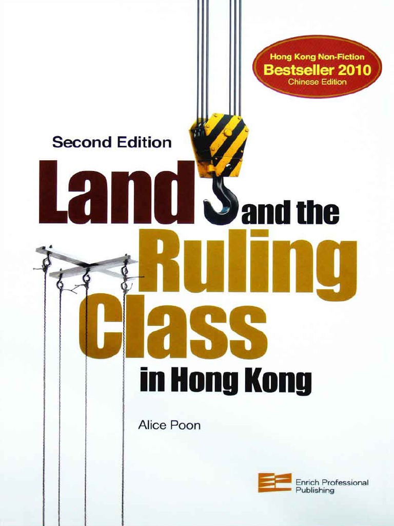 Alice Poon Land and The Ruling Class in Hong Kong PDF, PDF