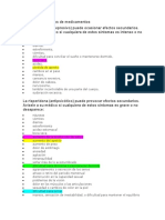 Efectos Secundarios de Medicamentos