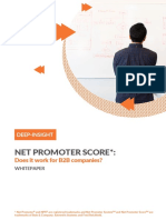 Net Promoter Score Does It Work For B2B Companies