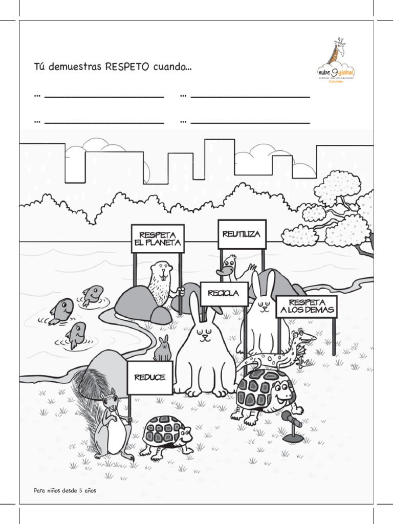 RESPETO Hoja para Colorear | PDF