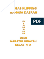 Tugas Bahasa Daerah