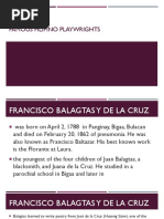 Famous Filipino Playwrights