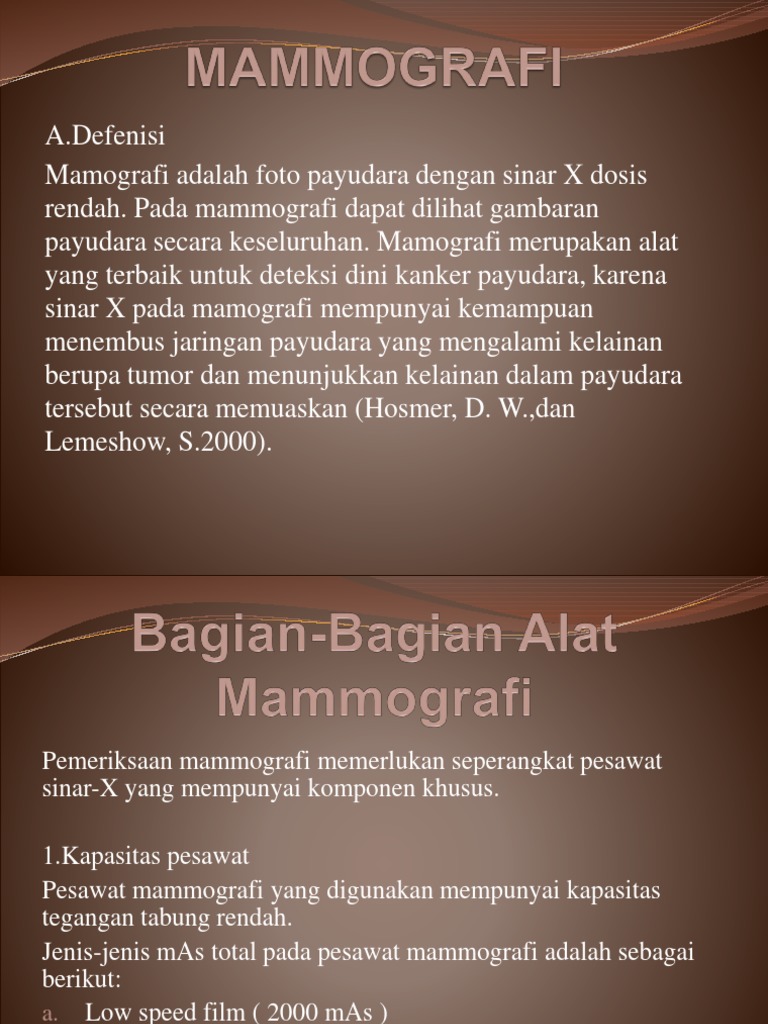 Mammografi Pdf