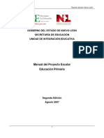 Manual Del Proyecto Escolar. Educación Primaria