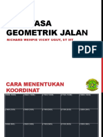 Rekayasa Geomterik Jalan Pertemuan II-1