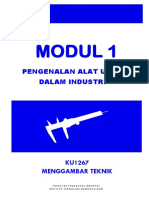 Modul 01 Pengukuran Gambar Teknik 2020