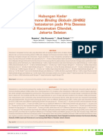 Hubungan Kadar SHBG Dengan Testosteron Pria Dewasa PDF