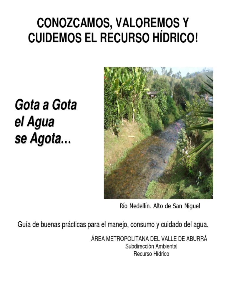 Guía para el Ahorro y Cuidado del Agua | PDF | Agua subterránea | El ...