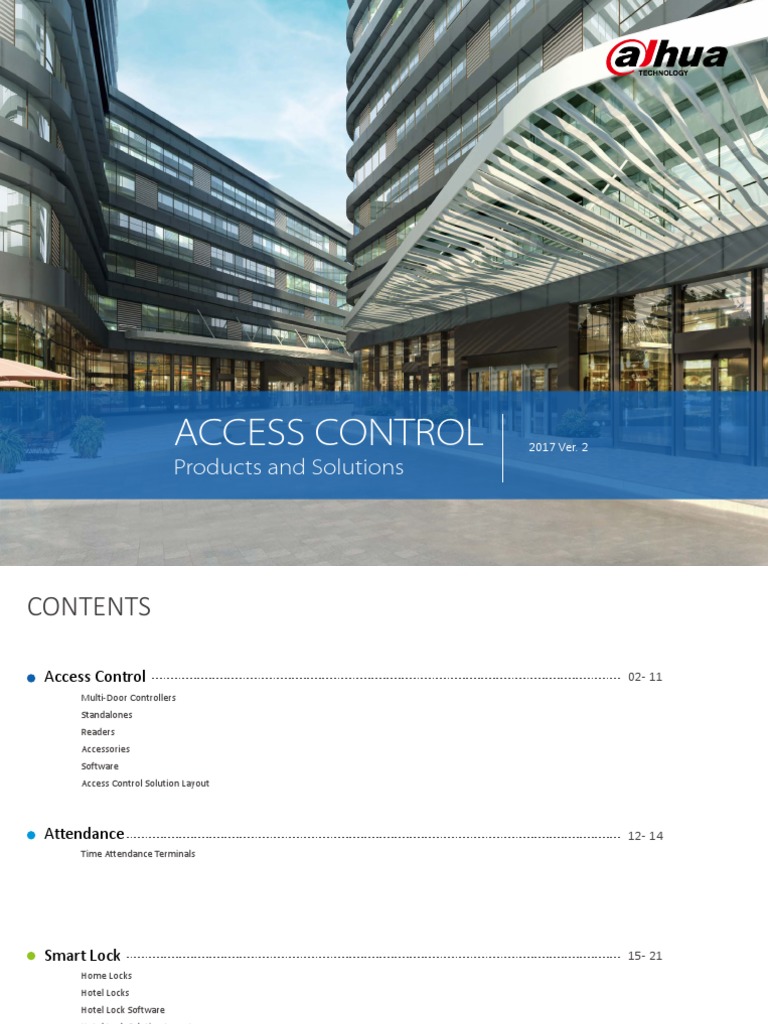 2017 V2 Access Control (24P) 1 PDF | PDF | Access Control | Usb