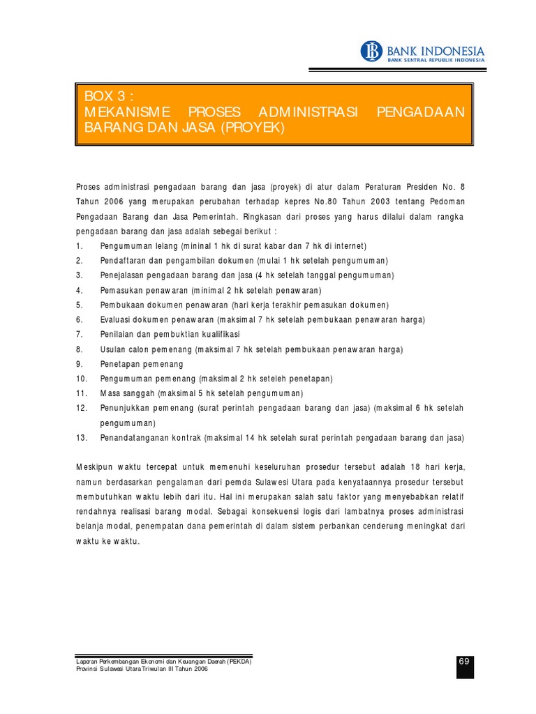 Mekanisme Pengadaan Barang dan Jasa | PDF | Bisnis | Hukum