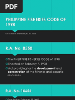 Philippine Fisheries Code of 1998