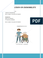 Presentation On Immobility