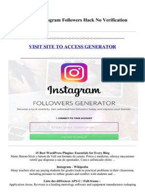 Free Instagram Followers Hack No Verification 536 Mobile App Ios - followers generator for roblox instagram hack to get likes