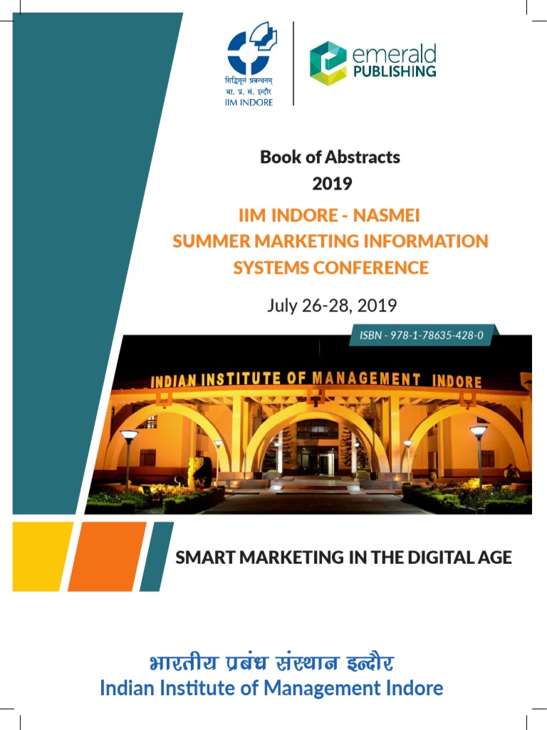 Nasmei 2019 Proceedings Pdf Retail Behavior