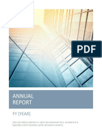 Annual Report Template For Word