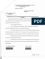 Memorandum of Law in Opposition to Defendant's Motion for Evidentary Hearing - Writ of Mandamus Exhibit P-15