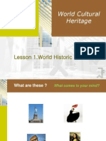 World Cultural Heritage: Lesson 1.world Historic Places