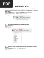 DB Assignment