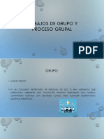 Trabajos de Grupo y Proceso Grupal