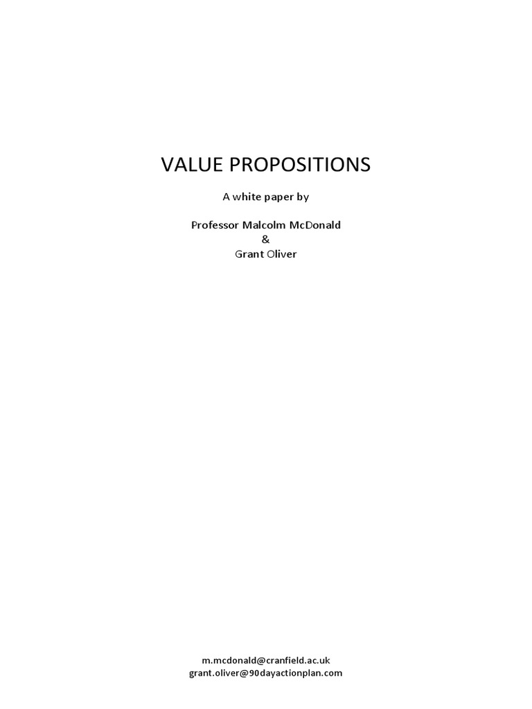 Mcdonald Grant Value Propositions White Paper January 2016 PDF