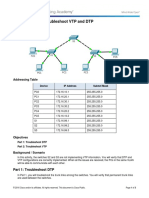Packet Tracer - Troubleshoot VTP and DTP