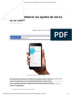 ¿Cómo Restablecer Los Ajustes de Red en Tu J2 Core - Samsung Soporte CO PDF