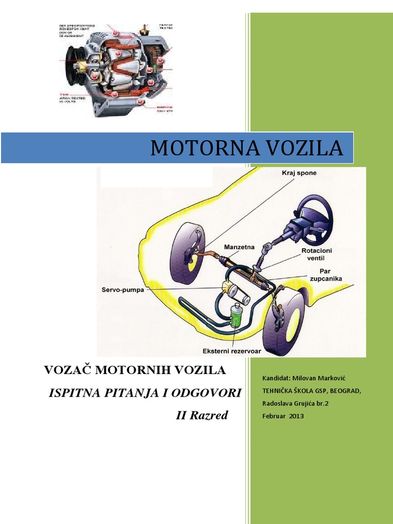 7a. Motorna Vozila II | PDF