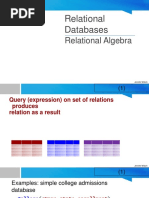 Relational Algebra