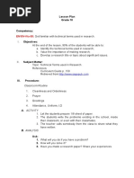 Lesson 1 Technical Terms in Research