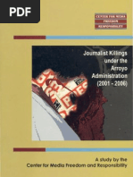 Download Journalist Killings Under the Arroyo Administration 2001-2006 by Center for Media Freedom  Responsibility SN44569524 doc pdf