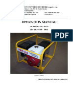 GENERATORS TR-TRT-TRH Operation Manual-12 - 2014