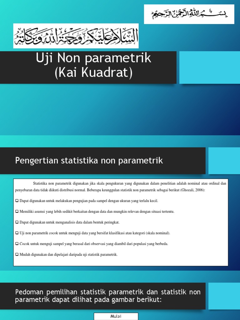 Ppt Uji Nonparametrik Revisi