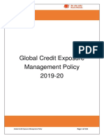 Global Credit Exposure Management Policy - 2019