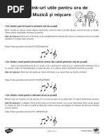 Idei Pentru Orele de Muzica Si Miscare - Fisa Informativa PDF