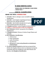The Biological Classification Complete Notes