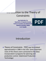 Theory of Constraints BASICS 20170927