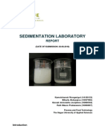 Sediment Lab Report