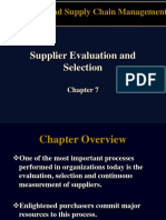 Chapter 07 Supplier Evaluation and Selection