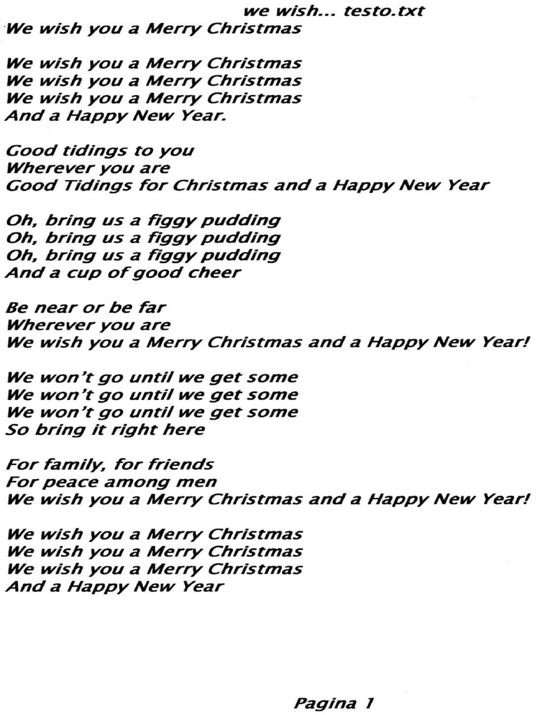 Testo We Wish Wherever i go there's a shadow of you. testo we wish