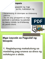 Sinopsis Pagsulat NG Ibat Ibang Uri NG Paglalagom