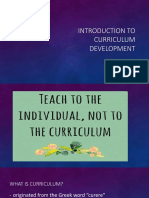 EDUC2133 IntroductionToCurriculumDevelopment-Lesson1