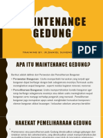 Maintenance Gedung