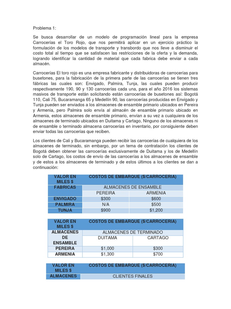 Problema 1 | PDF | Business | Science