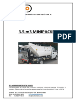 3.5m3 MINIPACKER TECHNICAL SPECIFICATION 